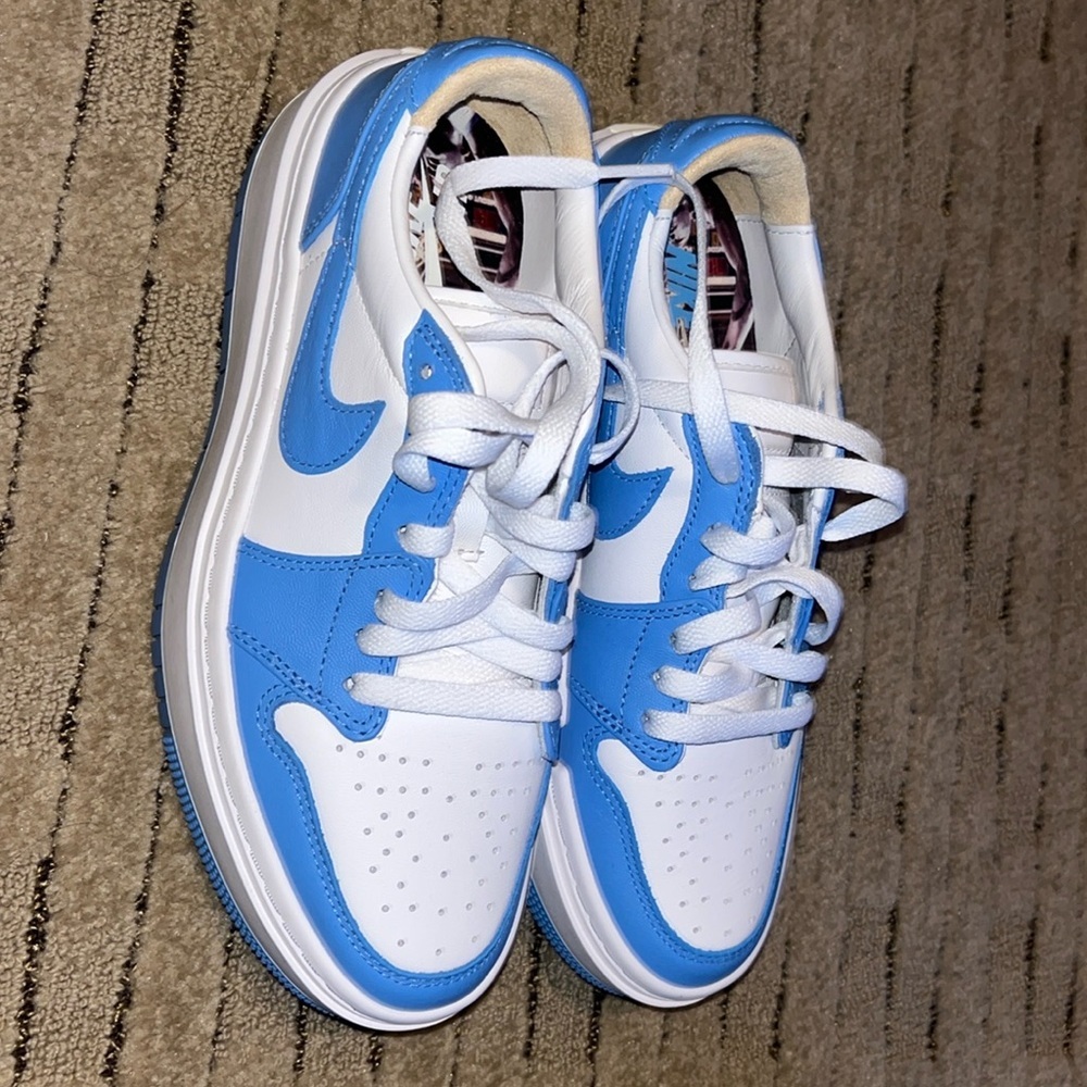 Brand new Nike air blue and white shoes